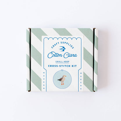 Duck Beginner Cross Stitch Kit by Cotton Clara