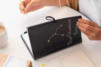 DIY Stitch Your Star Sign Notebook