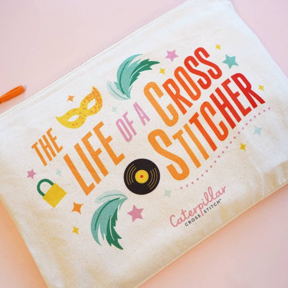 The Life of a Cross Stitcher Project Bag by Caterpillar Cross Stitch