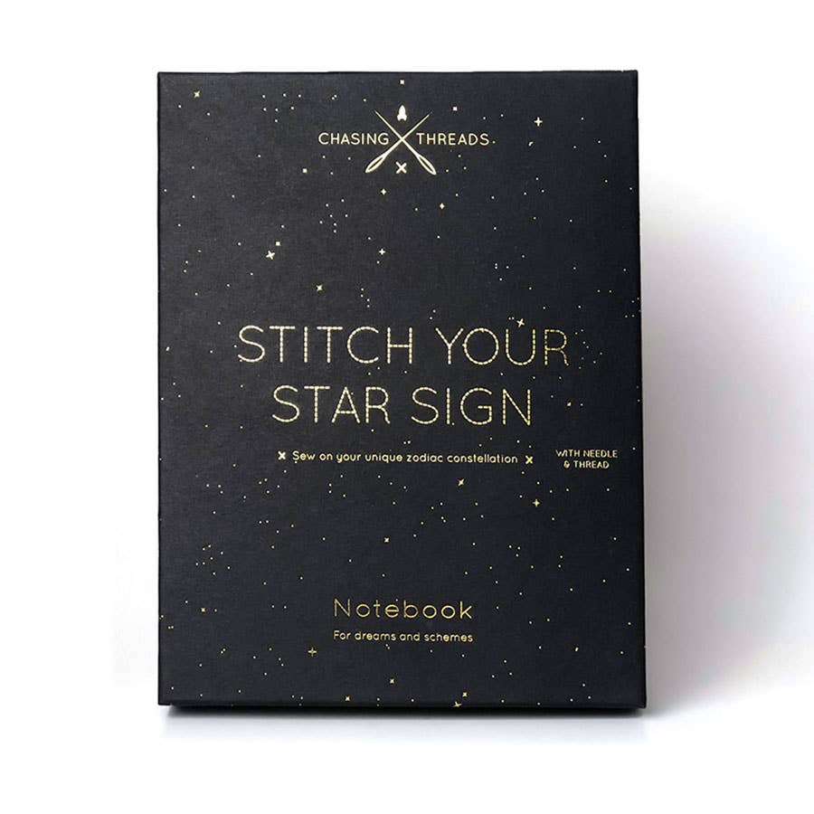 DIY Stitch Your Star Sign Notebook