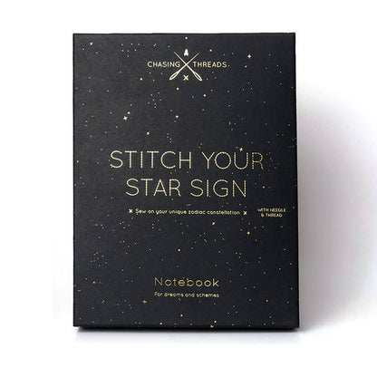 DIY Stitch Your Star Sign Notebook