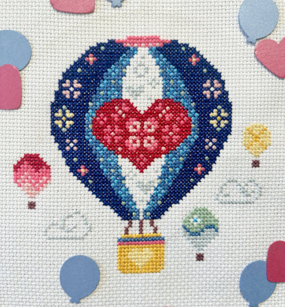 Balloon Fiesta Cross Stitch Kit by Love Poppet