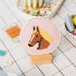 Horse Beginner Cross Stitch Kit by Cotton Clara