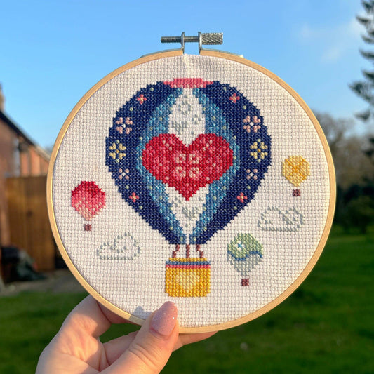 Balloon Fiesta Cross Stitch Kit by Love Poppet