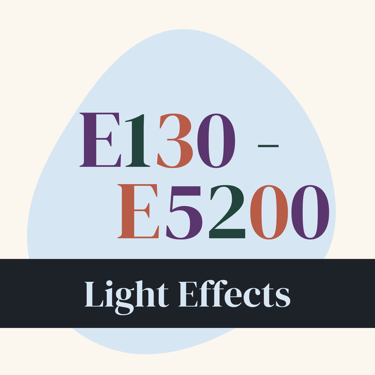 DMC Stranded Cotton Thread #E130-E5200 Light Effects