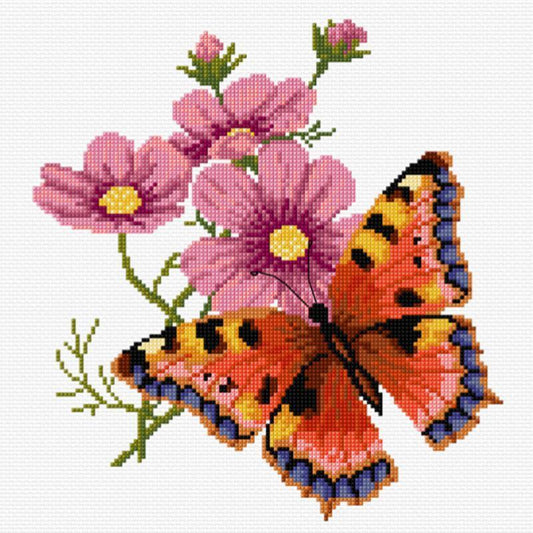 DMC Butterfly Cross Stitch Kit