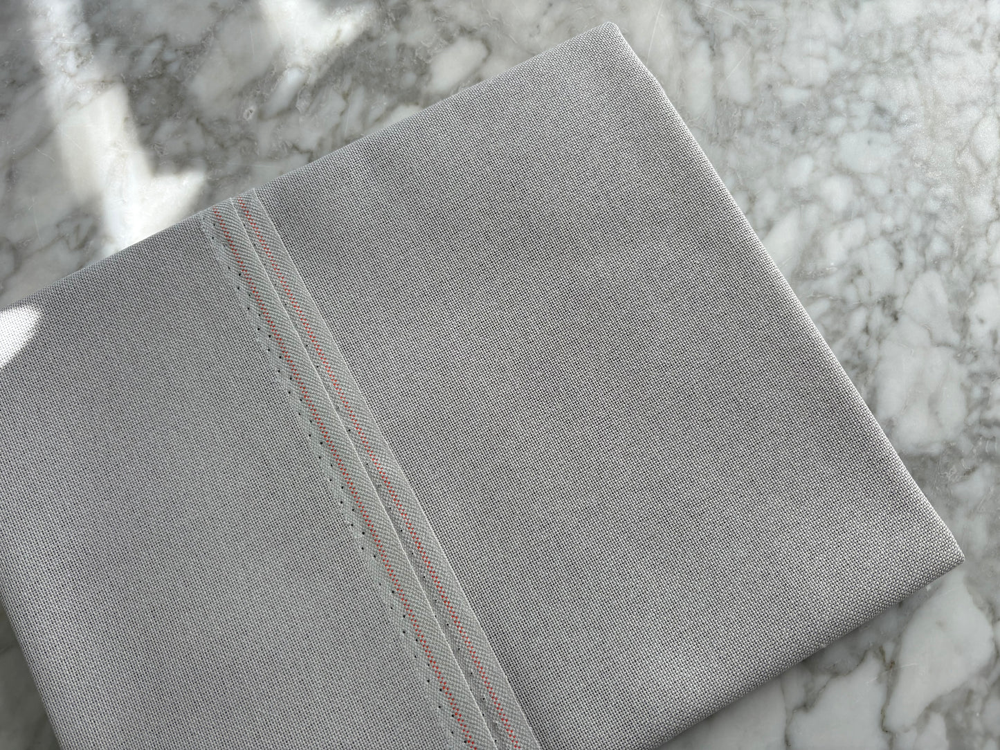 Light Ash Grey Zweigart Lugana Cross Stitch Fabric - 28 Count