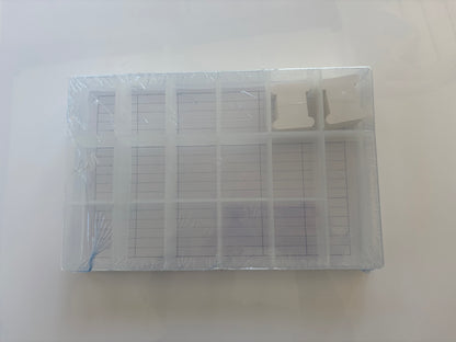Birch Floss Organiser Box with 100 Cardboard Bobbins