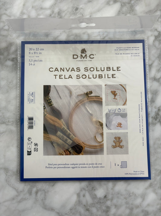 DMC Soluble Canvas – 14 Count (20 x 22 cm)