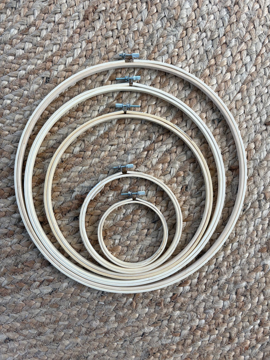 Bamboo Embroidery Hoops
