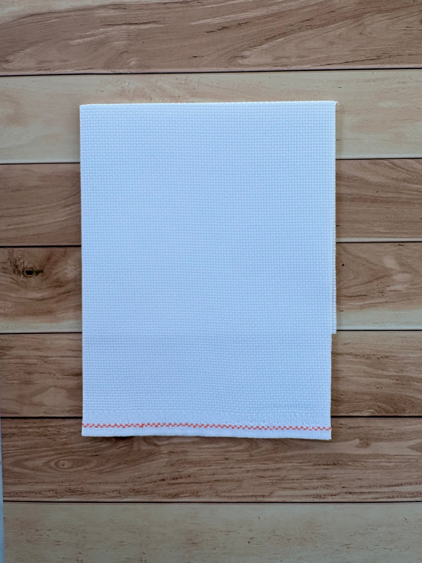 White Zweigart Aida Cross Stitch Fabric - 18 Count