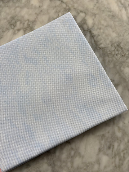 Vintage Blue Whisper Zweigart Aida Cross Stitch Fabric - 14 Count