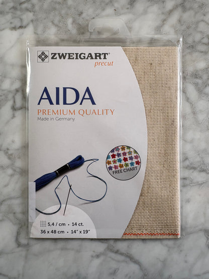 Rustico Zweigart Aida Cross Stitch Fabric - 14 Count
