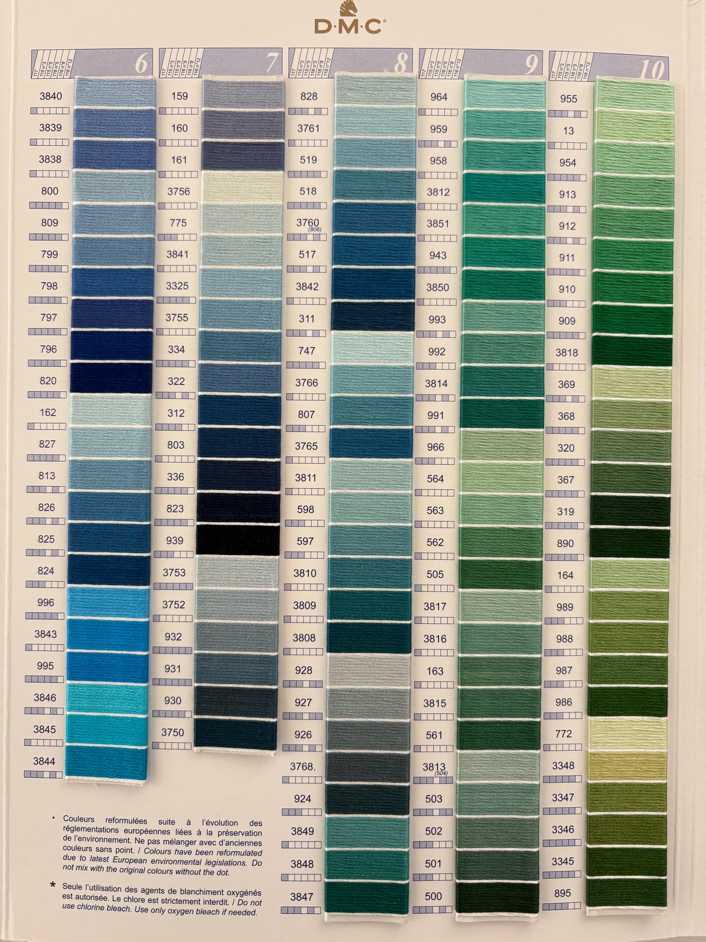 DMC Stranded Cotton Thread #1-35