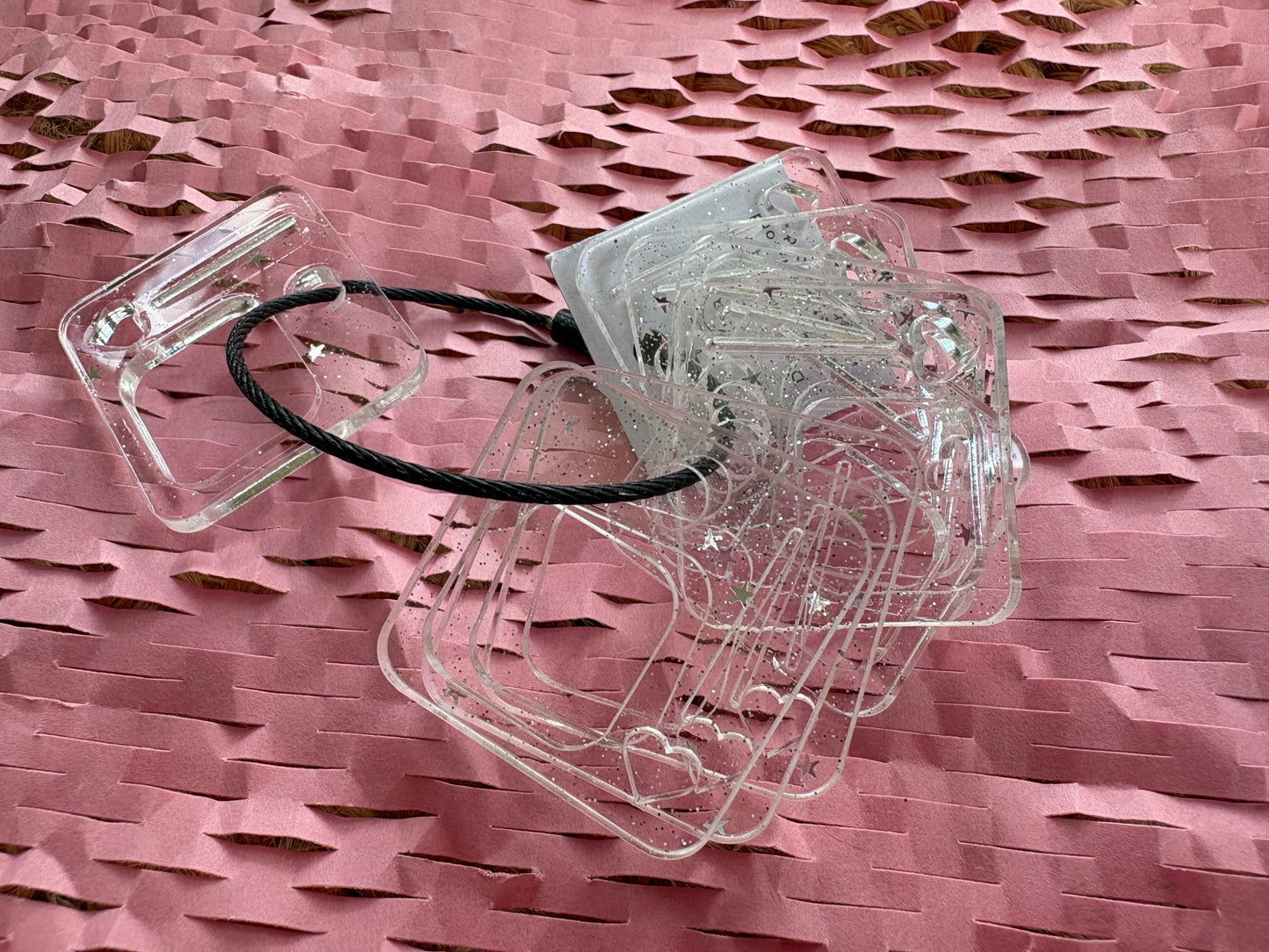 Kate Blandford Acrylic Floss Drop Set (10 Pack) with Flexi Cable Ring