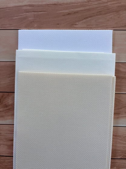 Ecru Zweigart Aida Cross Stitch Fabric - 14 Count