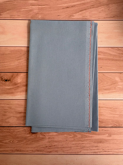 Light Antique Blue Zweigart Aida Cross Stitch Fabric - 18 Count