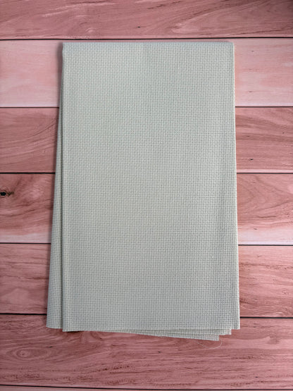 Celadon Green Zweigart Aida Cross Stitch Fabric - 14 Count