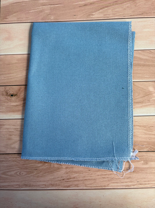 Niagra Blue Zweigart Lugana Evenweave Cross Stitch Fabric - 25 Count