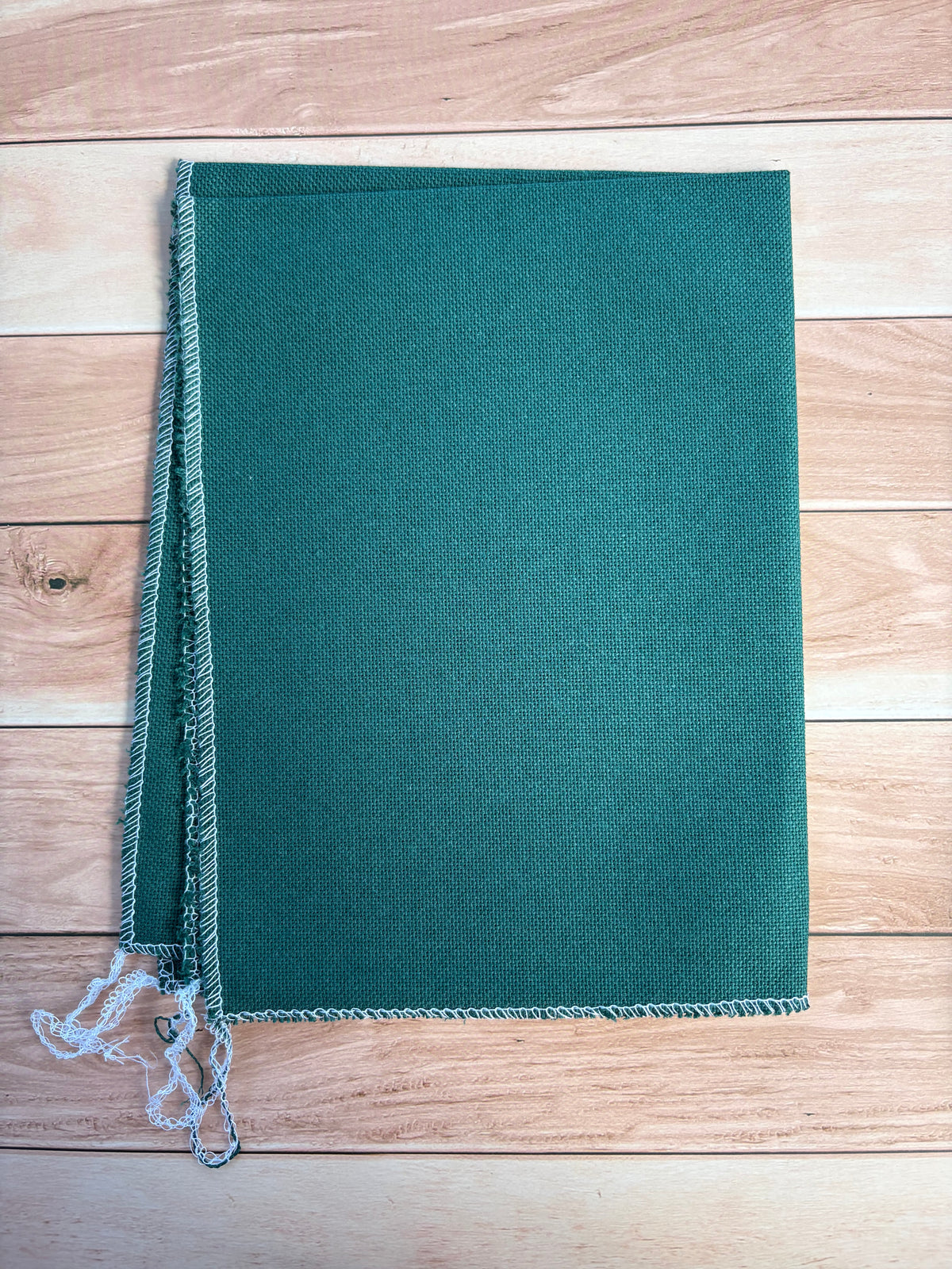 Forest Green Zweigart Lugana Evenweave Cross Stitch Fabric - 25 Count