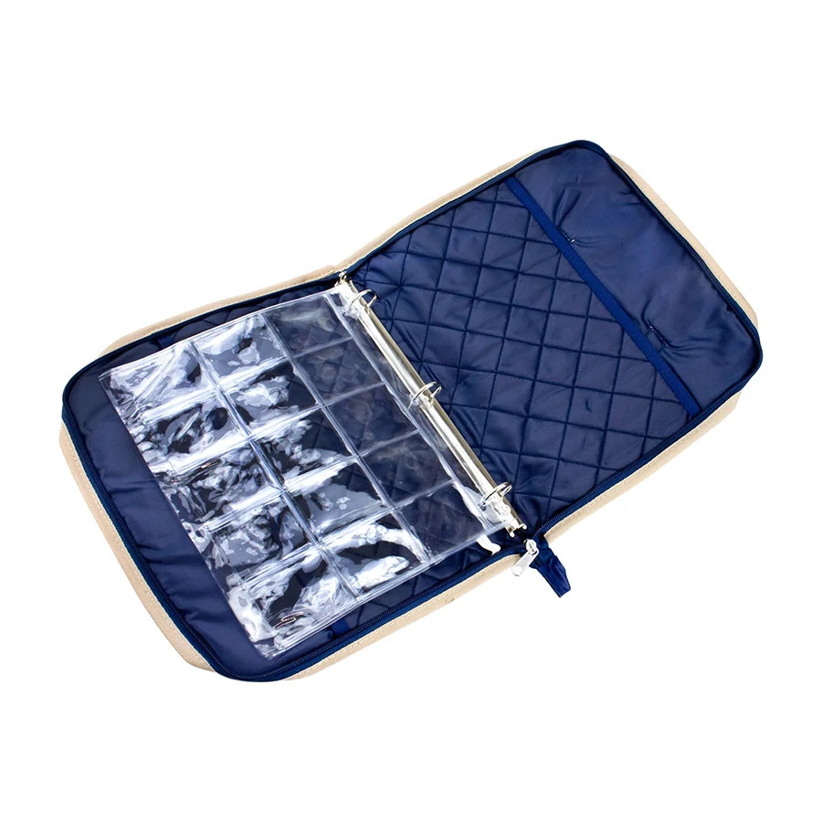 Sew Easy Embroidery Floss Bag Navy 280 x 330 mm