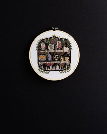 The Apothecary Cross Stitch Kit by Innocent Bones