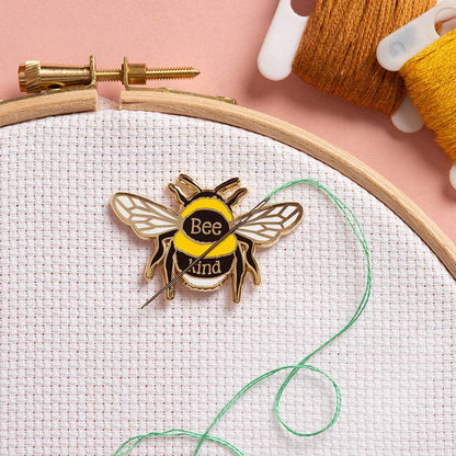 Bee Kind Magnetic Needle Minder by Caterpillar Cross Stitch