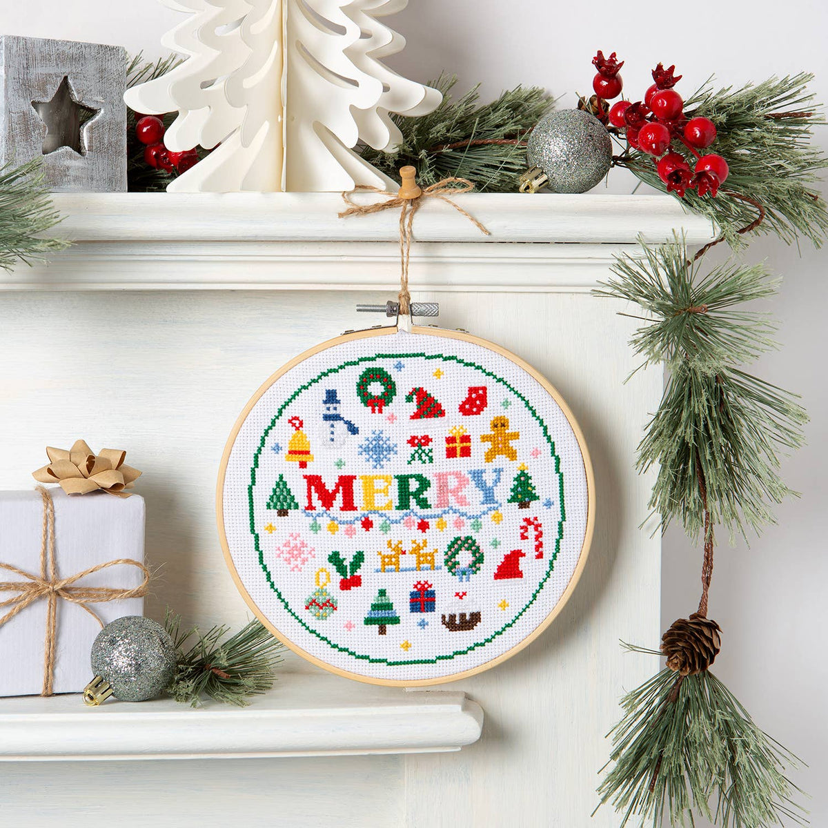 Advent Calendar Christmas Cross Stitch Kit