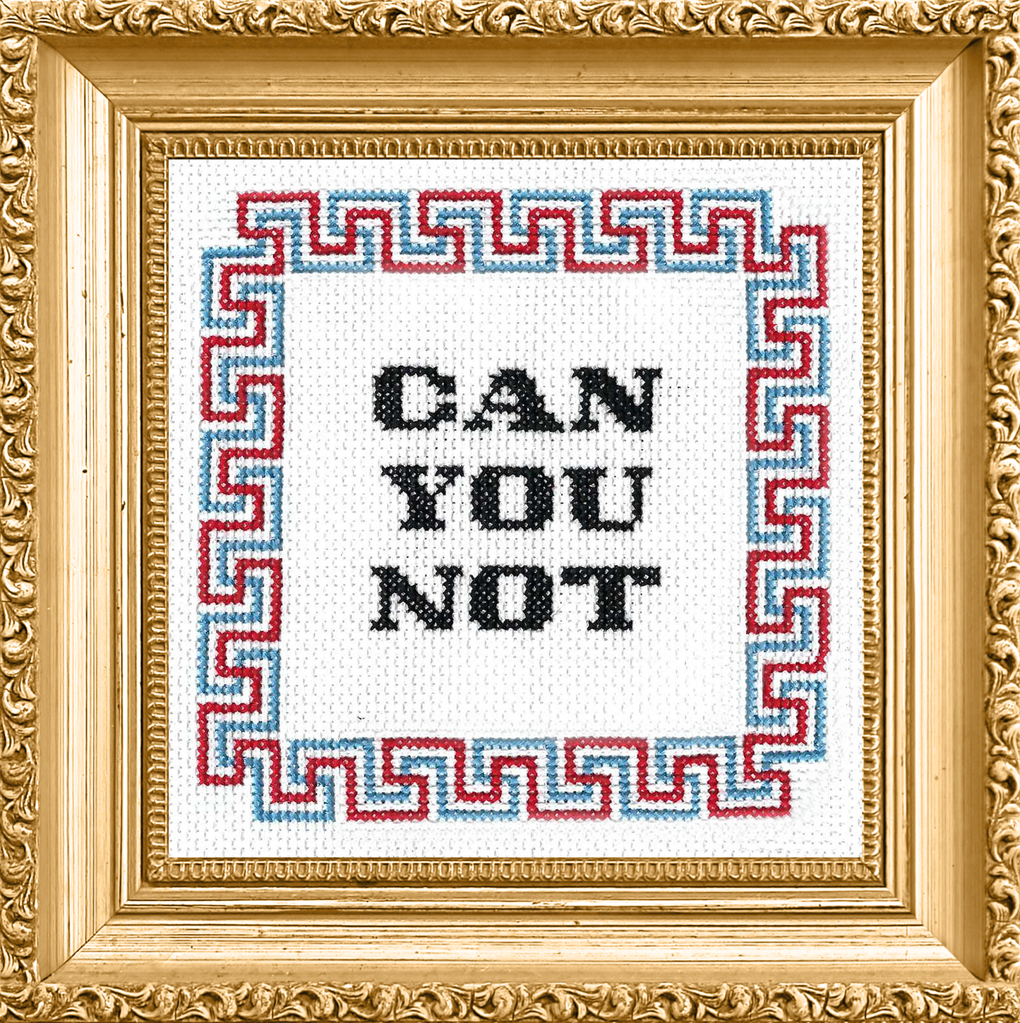 Can You Not Cross Stitch Kit by Subversive Cross Stitch