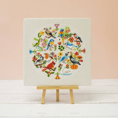 Song of the Seasons Cross Stitch Kit by Caterpillar Cross Stitch