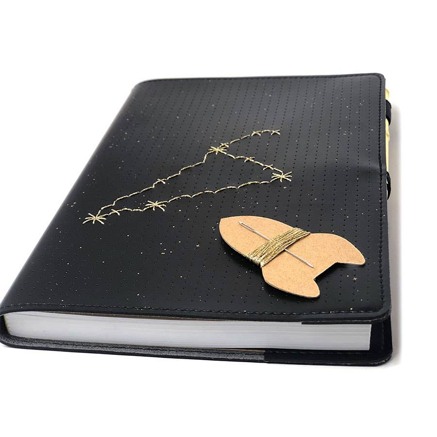 DIY Stitch Your Star Sign Notebook