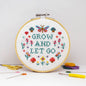Grow and Let Go Cross Stitch by The Make Arcade