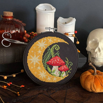 Woodland Moon Cross Stitch Kit by Love Poppet
