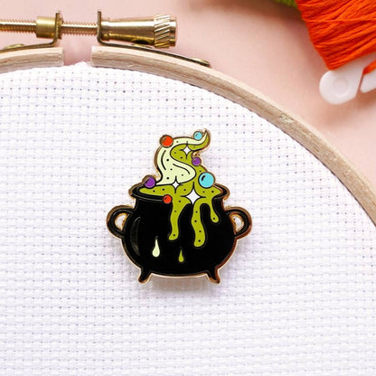 Cauldron Magnetic Needle Minder by Caterpillar Cross Stitch