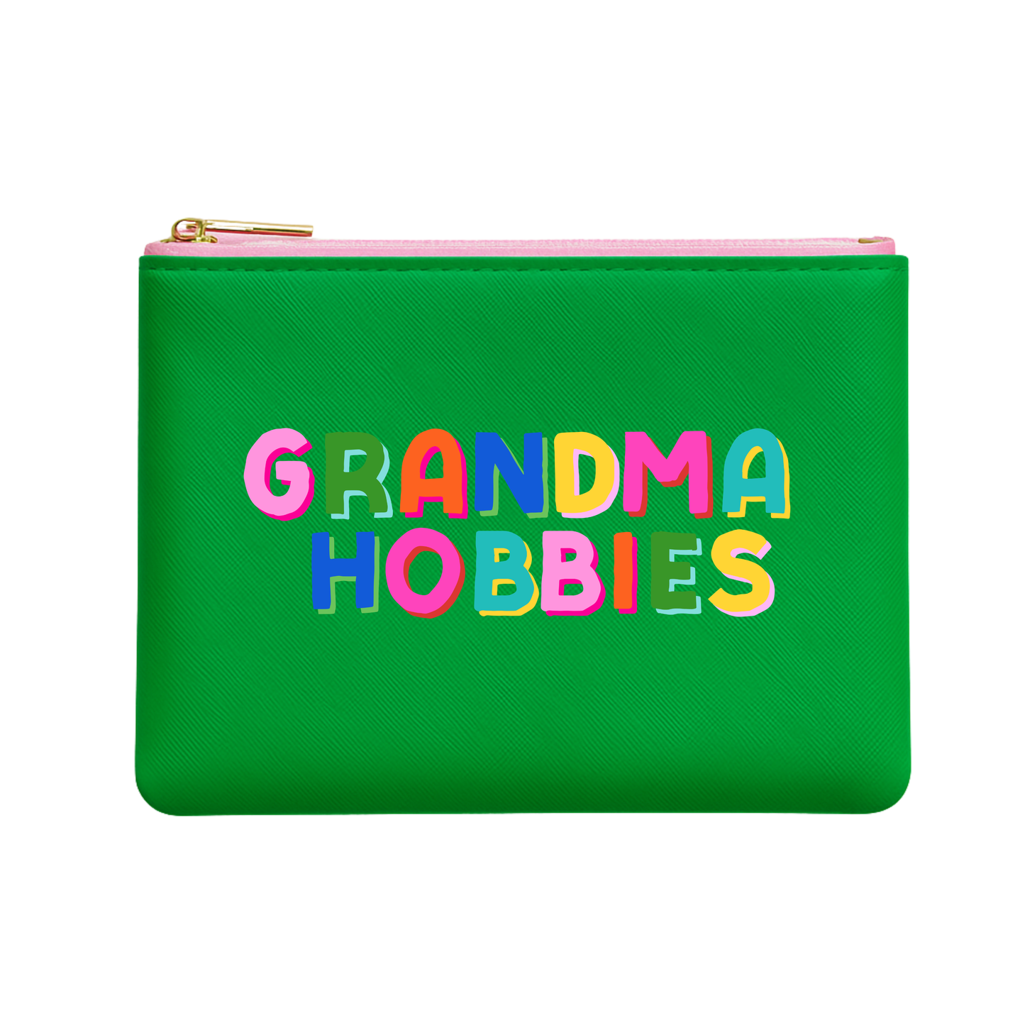 Grandma Hobbies Green Cross Stitch Project Bag by Grandma Hobby Co