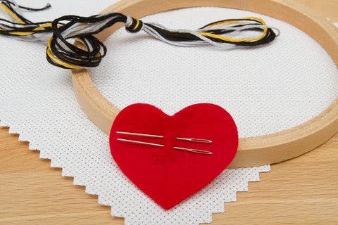I Love Curse Words Cross Stitch Kit by Subversive Cross Stitch