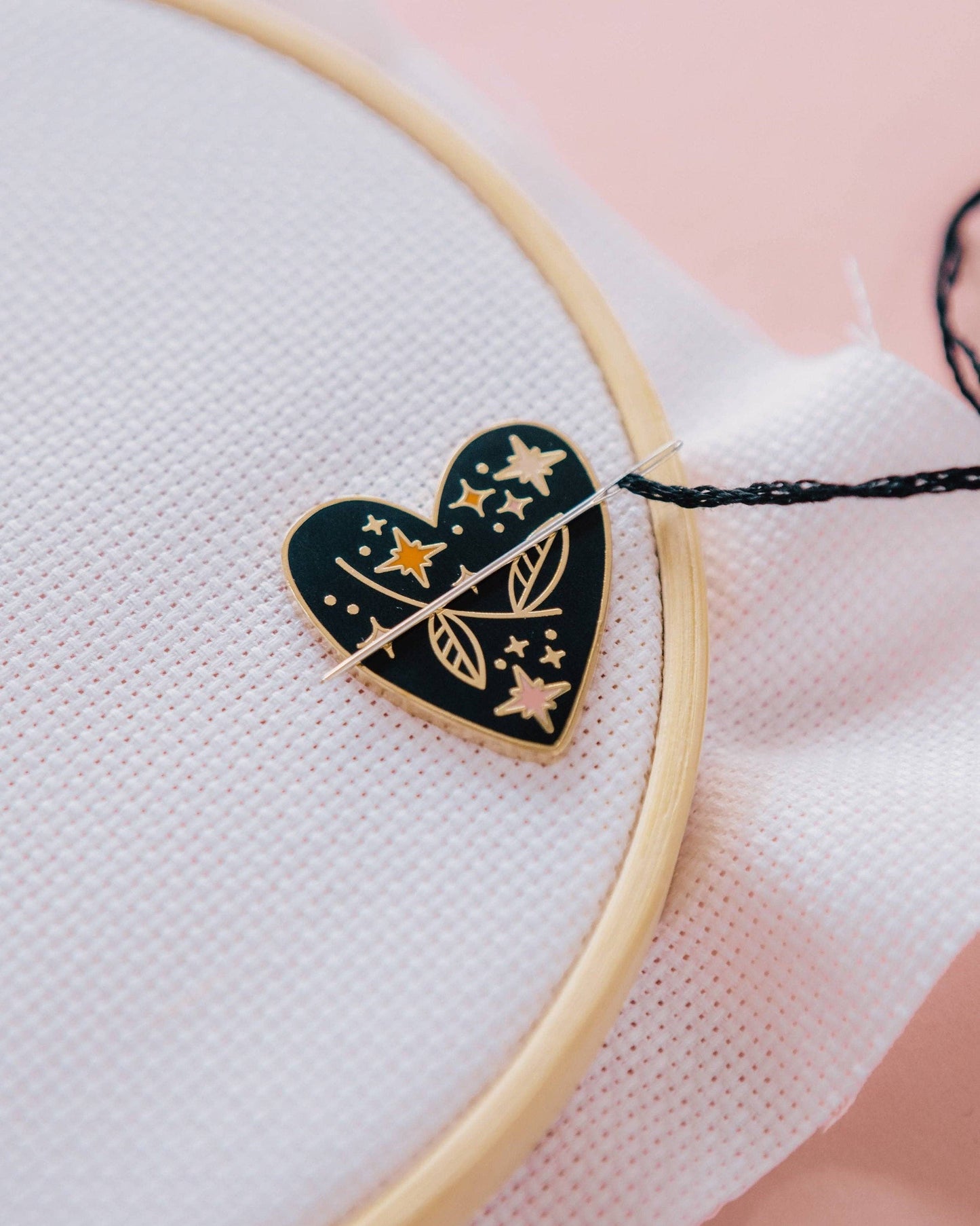 Heart & Stars Magnetic Needle Minder by Innocent Bones